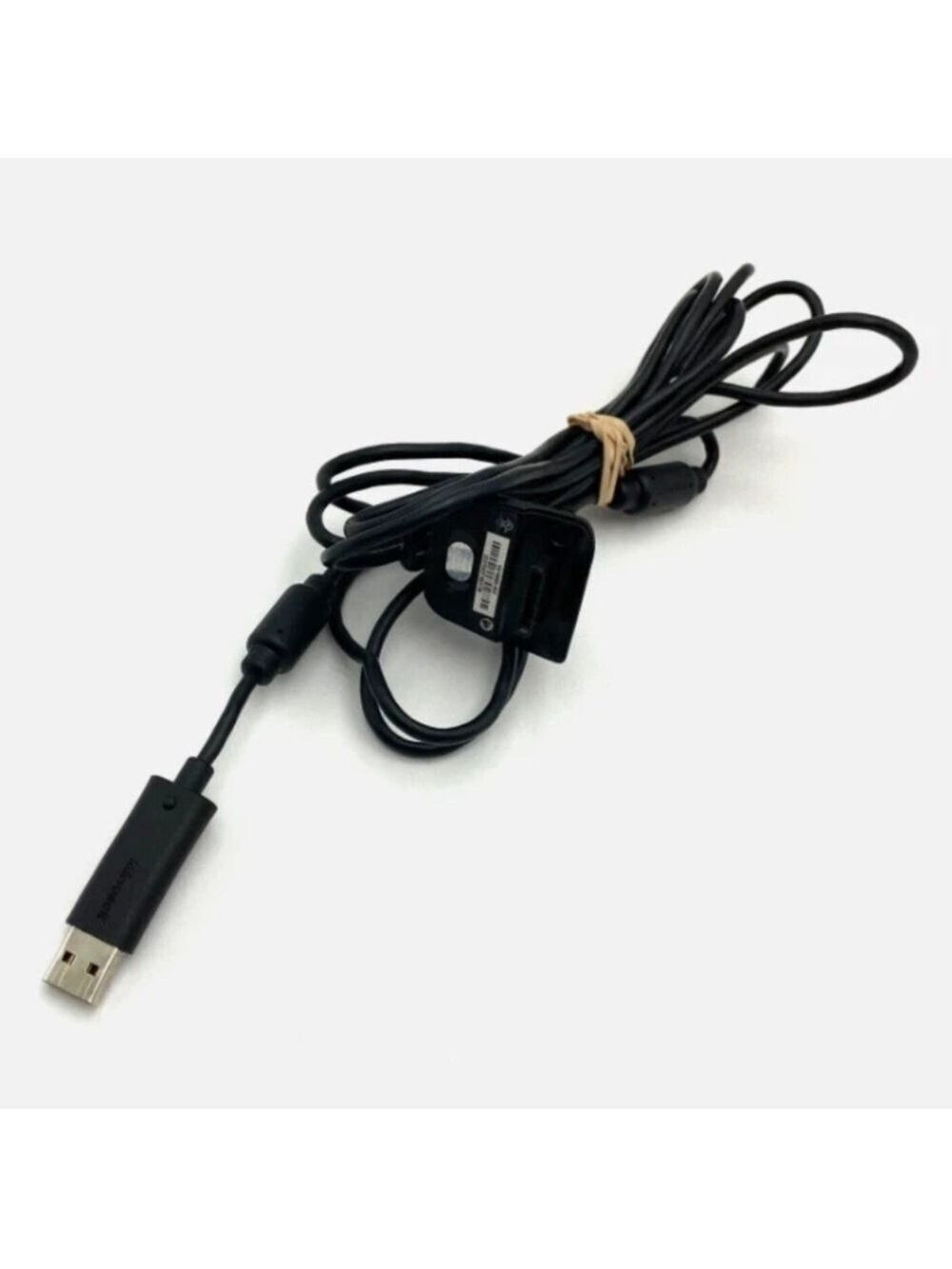 Genuine Microsoft Xbox 360 Play Charge Kit Cable OEM X816689-003 Black Tested